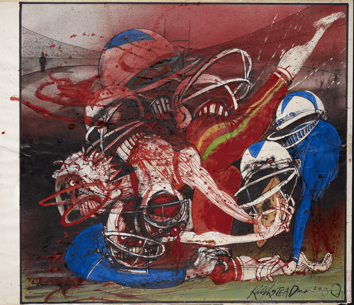In the spirit of game day we’re giving away 1 edition of Ralph Steadman’s (<a href="/SteadmanArt/">Ralph Steadman Art</a>) football themed work from tomorrow’s drop! 

✅ To enter, retweet and like this post.

Winner will be selected 2/13 at 6:30pm ET 

Be sure to set a drop alert via the link below 👇