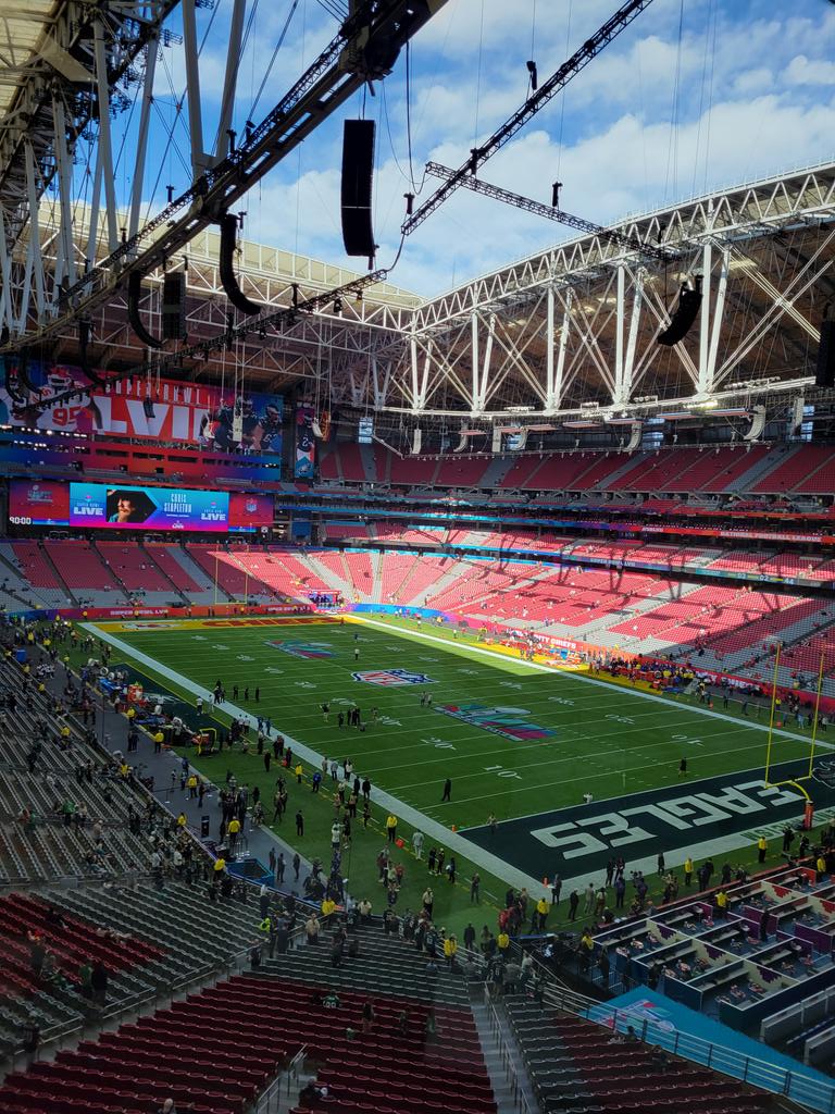 Adam Teicher on Twitter "They're finally going to play a game here in