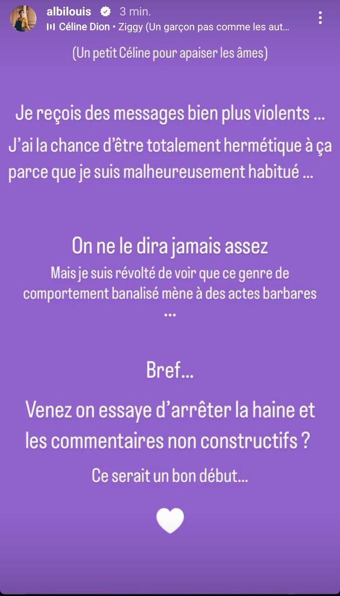 vinmar8335's tweet photo. Pensée du soir, bonsoir : Les haters en tout genre sont vraiment le cancer des réseaux sociaux ☠️ (et encore je reste poli 👿) 
Heureusement que Louis est hermétique à tout ça #StarAcademy https://t.co/N52rVks8Lc