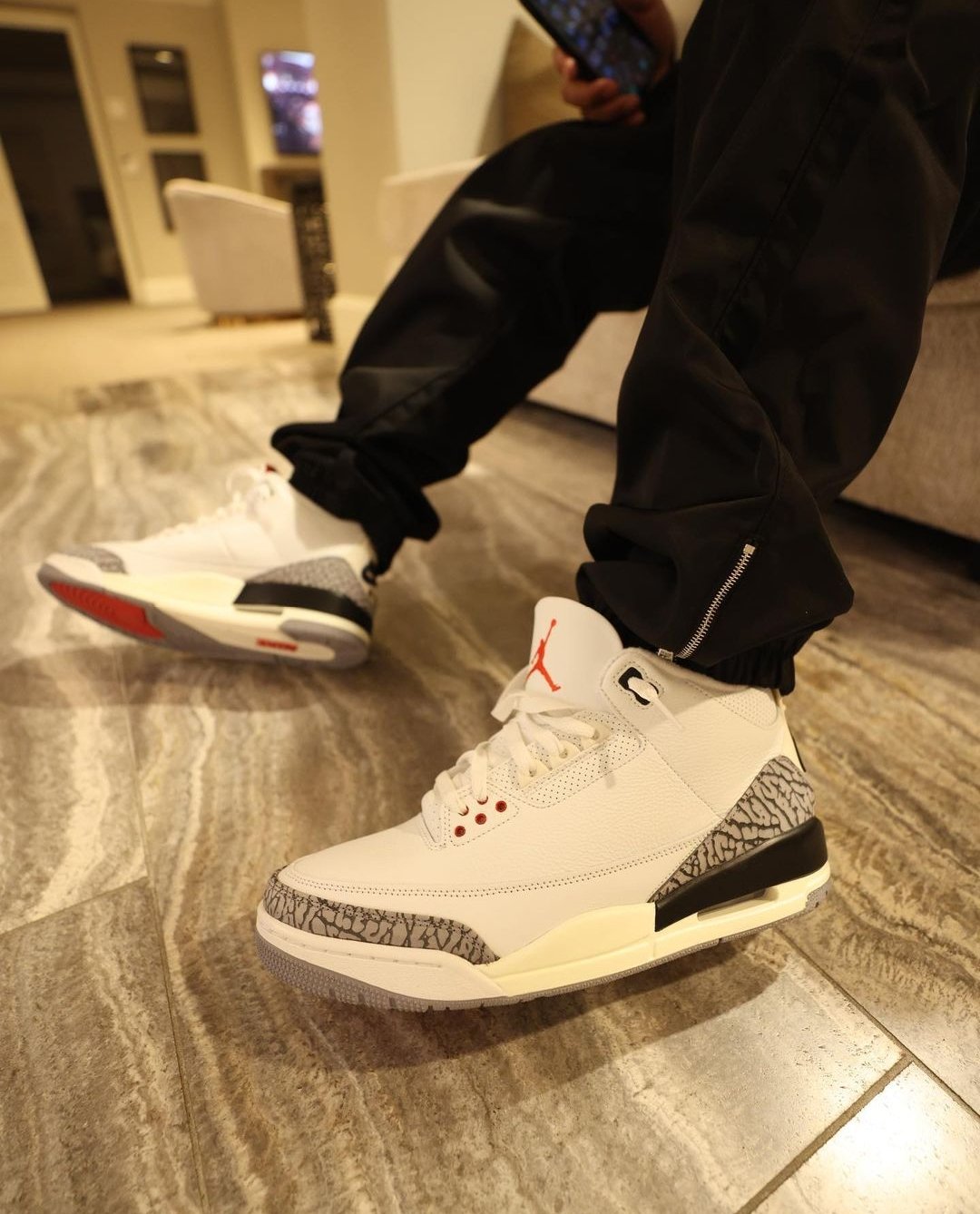 White cement 3 shop on feet