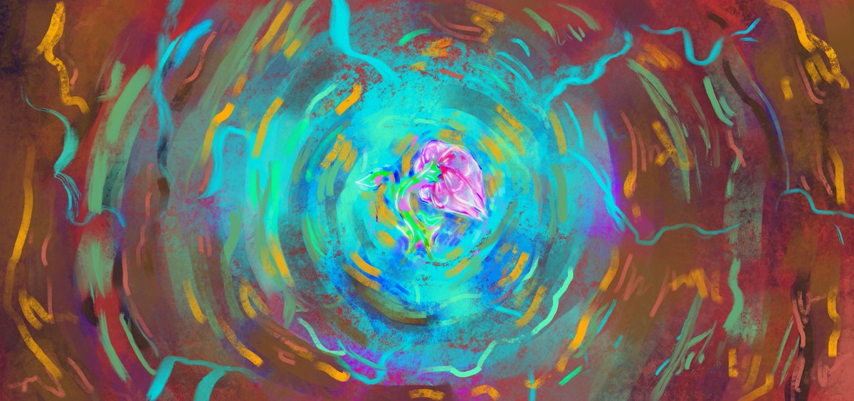 TheMandrillsNFT's tweet image. With the progression of eons the planet had opened its eye, became conscious, #unlockingvalue of the Minerals hidden wealth. Surface covering by shimmering shield of miracle. At the cores of the blast, four flowers pulsed with energy, alive and full of wonder...#explorills🪷5/21