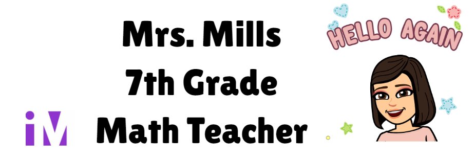 MrsMills_Math's tweet photo. Welcome to my page! I am so excited to be using my Twitter account again to share all that is happening in my classroom! https://t.co/tlHXb6joWD