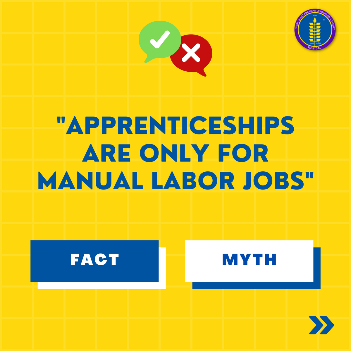 westcalacademy's tweet photo. When people think of apprenticeships they think woodworking or welding. However, apprenticeships can offer valuable training and hands-on experience in a wider range of industries than one would think! 🩺⚖️💈
#westcal #careerpathwayprogram #westcalacademy #apprenticeships https://t.co/arFy3DLC9J