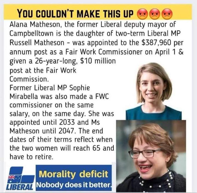 Mike on Twitter "RT GDixon1977 Fair Work Commissioners https//fwc