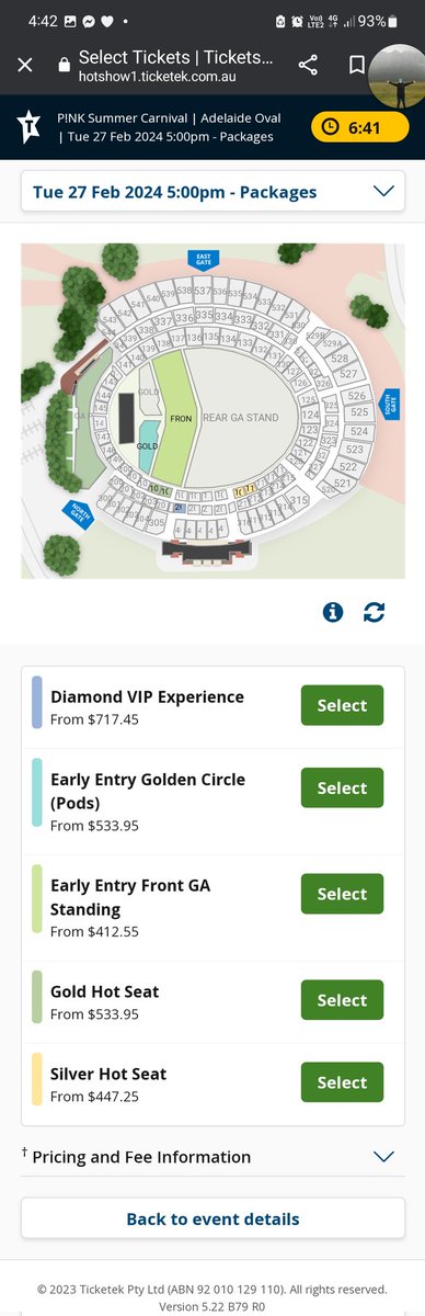 gdayolly's tweet photo. @Eliza_AnnW They're now visible via Ticketek, no password or code needed! Here's the Sydney ones for reference https://t.co/eZbBnSJRCo