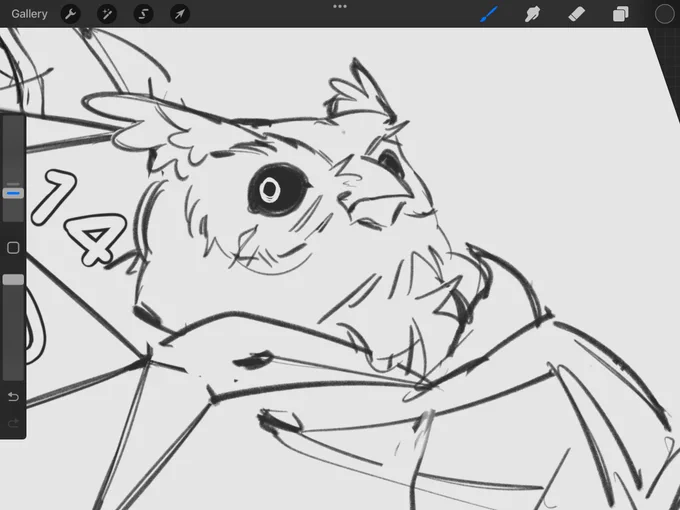 I love drawing this silly owl so much 