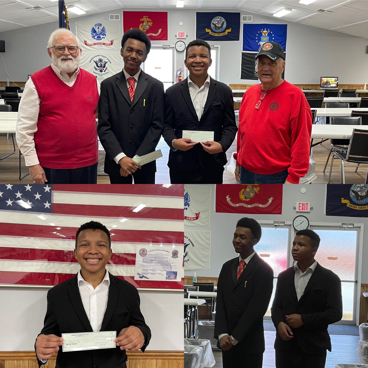 BGHS Speech &amp; Debate Students Cayden Dunn Placed 1st &amp; Da’Quarius Ragland Placed 2nd at the American Legion District 3 Oratorical Contest JAN 28 at the American Legion Post 23 in BG. Both were awarded scholarships <a href="/BGHSPurplesNews/">The Purple Spirit</a>