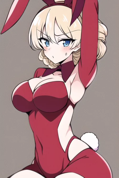#NovelAI ダー様バニーで癒される 
