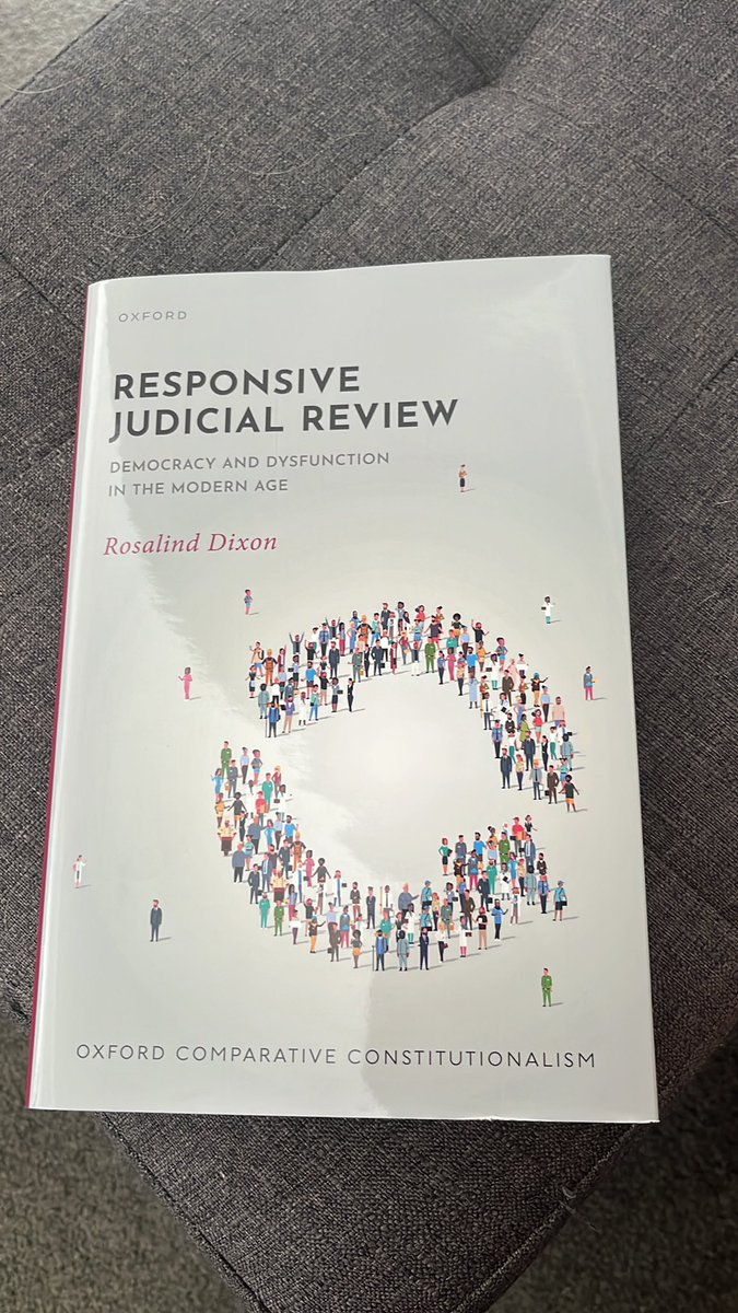 Excited to (finally) see my new book Responsive Judicial Review out and in print. It has been a long 20 years in the making and my thanks to all those who supported me in the process!! I look forward to continuing to debate its contents with lots of wonderful ccl colleagues
