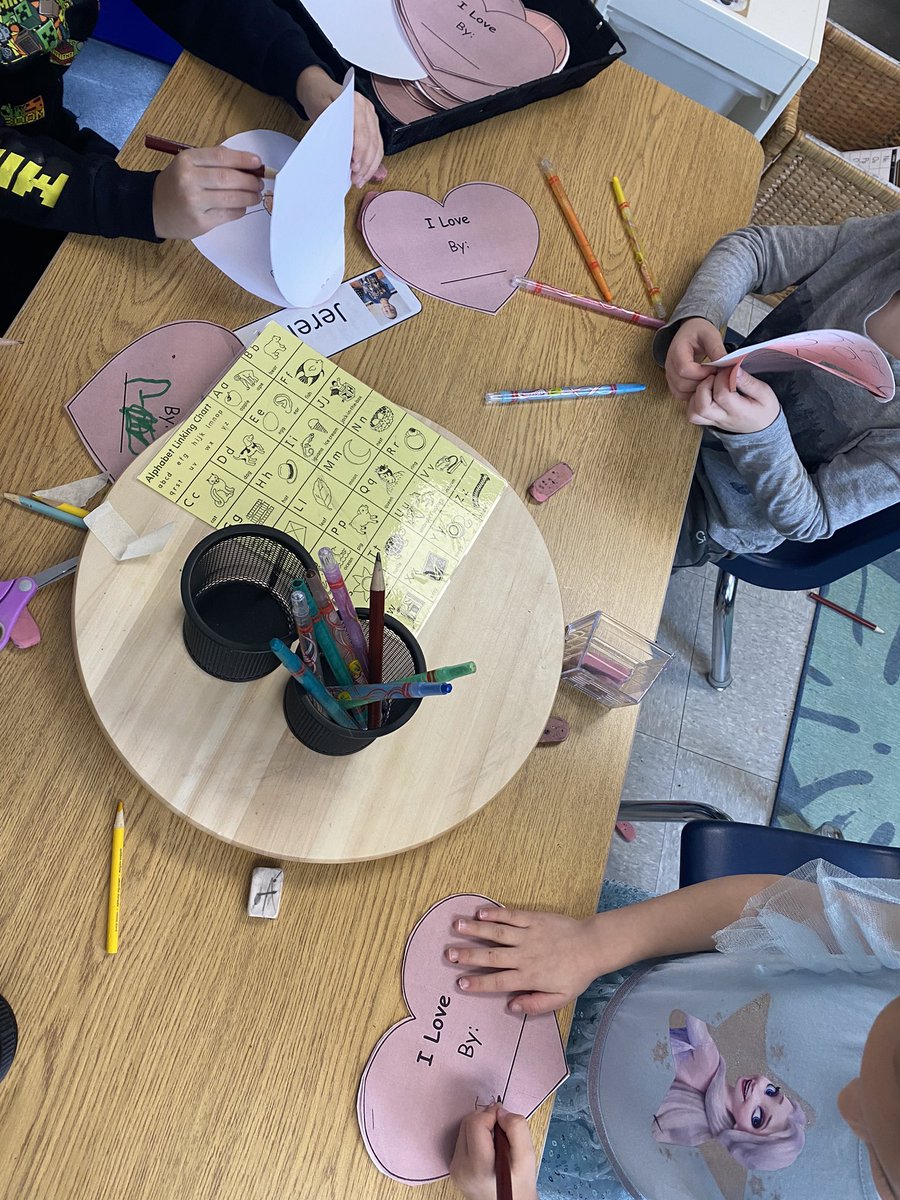 This week we have been talking about all the things we love. Students created their very own “I Love” books to show others what they love.