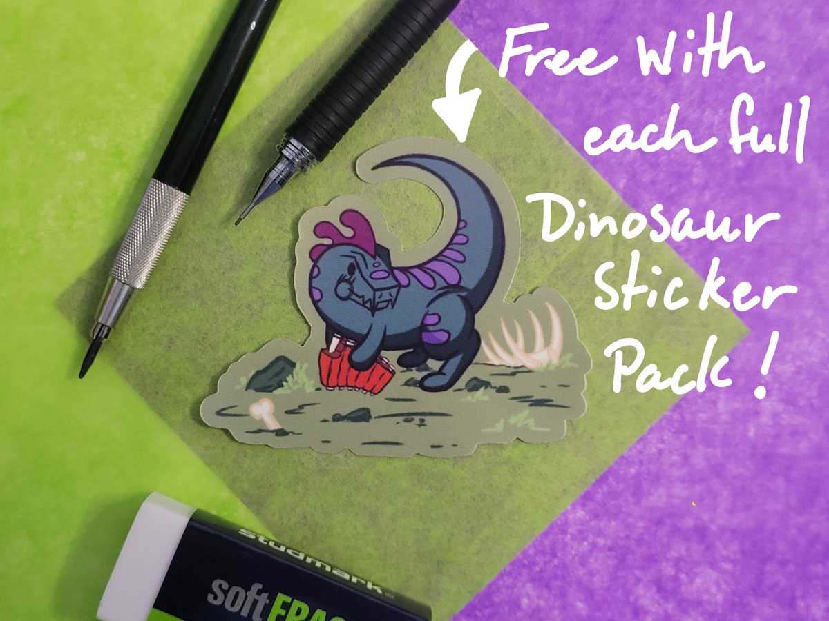 New shop update! Check out the new stuff over at prismagraphs.etsy.com
#etsyshop #etsy #EtsySeller #dinosaurs #stickershop #illustration #GraphicDesign
