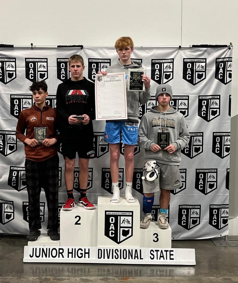 carey_wrestling's tweet photo. Congratulations to our very own 138 JR High OAC Small School Divisional State Champ Jordan Hertel! 💙 https://t.co/FrMRJrEsOQ
