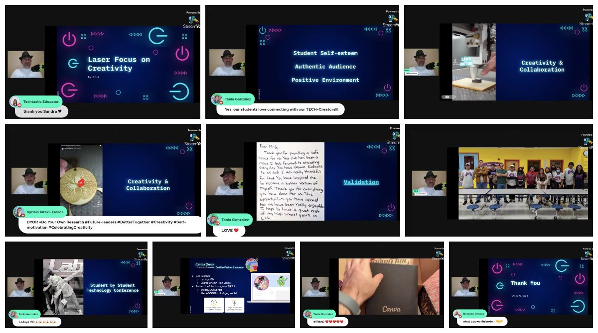 🤩🤩👏👏🥳🥳🌻🌻💙💙 ✅Volume 9 of #Celebrating #Creativity @sandra_donaghue @mrmakemathsense @naghambaki @eduGOOGdroid were INCREDIBLE Replay🎬youtube.com/live/DGwuuRFv2… #bettertogether #sharingiscaring 💙@kyriakixt @techiessspace @ChristineBemis2 @MrsTGonzalez @betzydbo