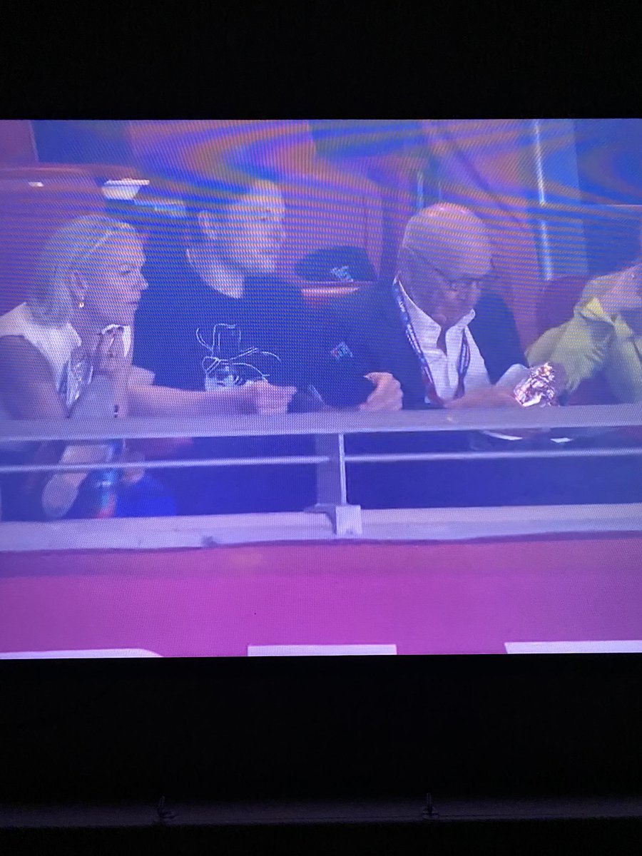 krassenstein's tweet photo. Of course Fox News’ Rupert Murdoch and Elon Musk are sitting together at the Super Bowl.  

Everything makes too much sense. https://t.co/or1hGKqZYf