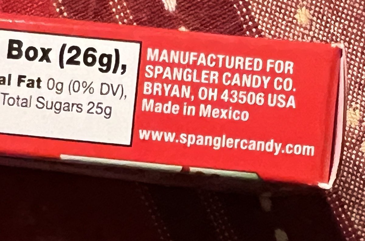 Nothing cute—or legible!—about these Sweethearts. So much for True Love, Be Mine or Forever Yours. In the words of Spangler Candy, Gloilxc Rgjkle ♥️ or whatever #Sweetheart #SpanglerCandy #ValentineFail