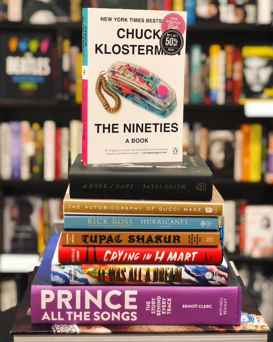 BNMorrowGA's tweet image. Let’s face it, we’re just here for the ads and the #halftime show 😂. Here’s a #SundayStack of books about some of our pop culture favorites!