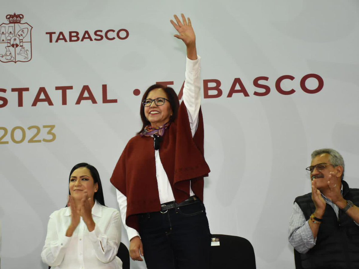 Letamaya's tweet photo. En la 4T trabajamos para el bienestar de las y los mexicanos. Integrantes del gabinete participamos en Tabasco y Veracruz en las reuniones estatales de Bancos del Bienestar que encabeza el presidente @lopezobrador_. https://t.co/W4fijt75si