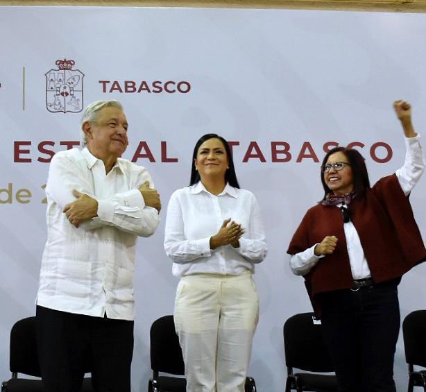 Letamaya's tweet photo. En la 4T trabajamos para el bienestar de las y los mexicanos. Integrantes del gabinete participamos en Tabasco y Veracruz en las reuniones estatales de Bancos del Bienestar que encabeza el presidente @lopezobrador_. https://t.co/W4fijt75si