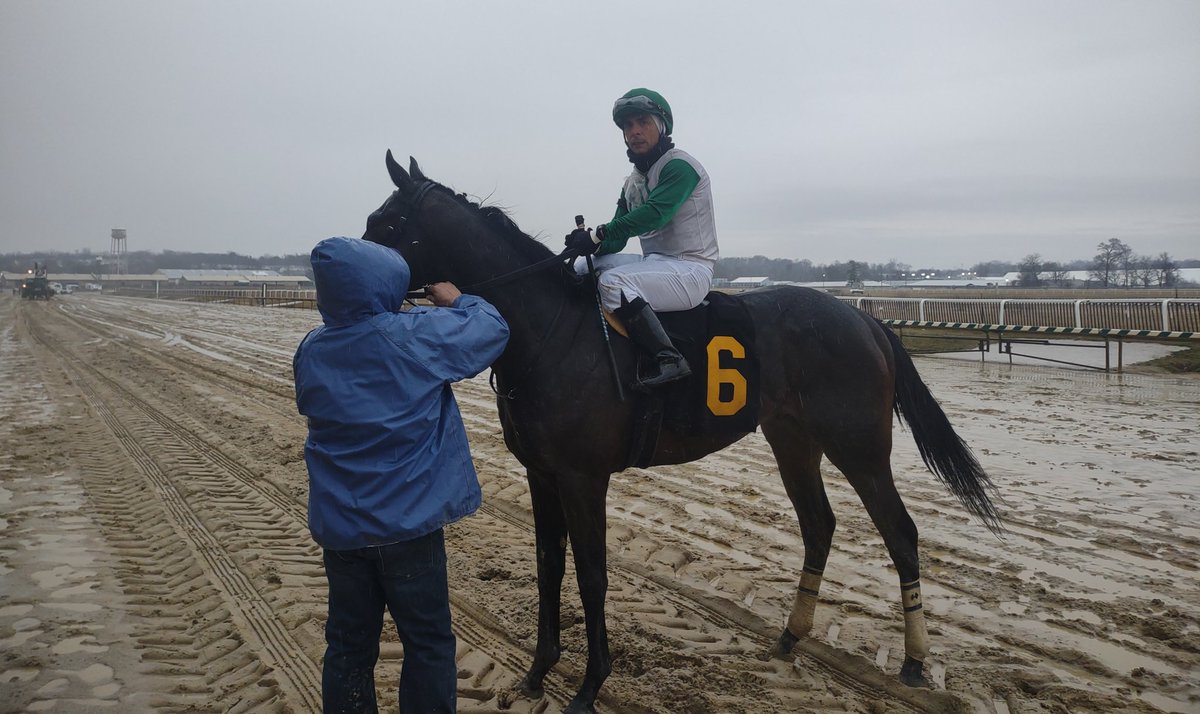 No Easy Days in the cold rain @LaurelPark @DilodovicoS Congrats to Winner Circle Partners.