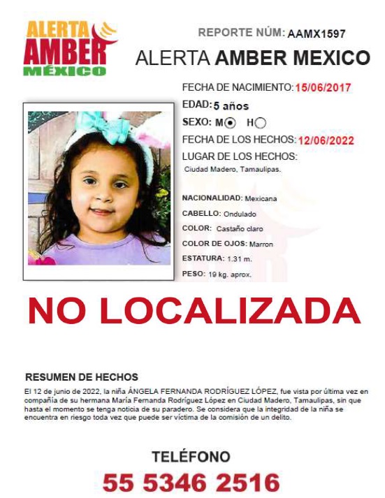 AAMBER_mx's tweet photo. Ha transcurrido el tiempo de vigencia de la #AlertaAMBER, continuamos con las acciones de búsqueda e investigación. https://t.co/zyvLLQ0U9e
