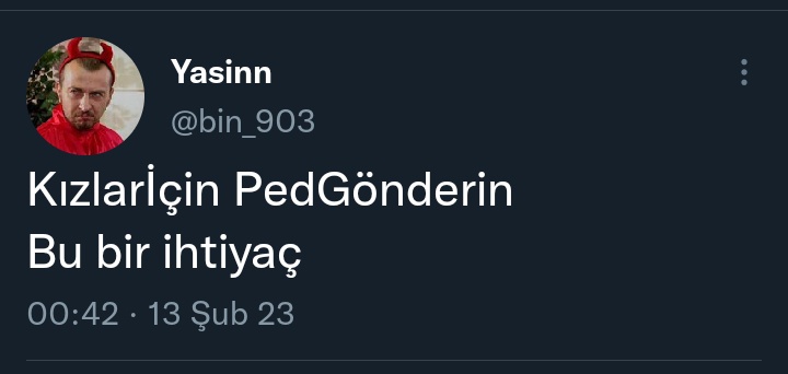 yasini de insan ettik çocuklar 🙏🏻

Kızlarİçin PedGönderin
