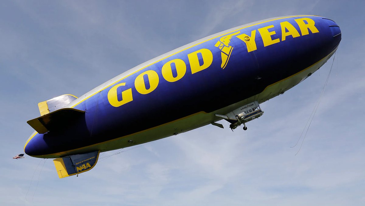 Be careful today @GoodyearBlimp, they shooting down stuff