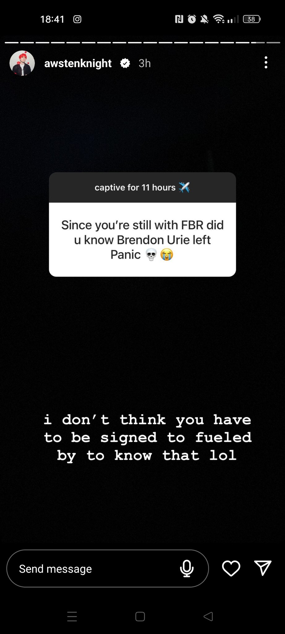 Waterparks Brasil 🧲 on Twitter "Fã "Já que você tem contrato com a