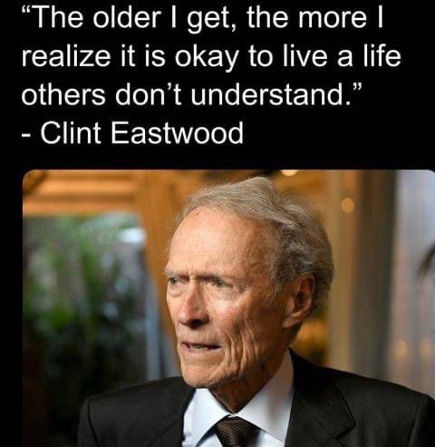 We’re with Mr Eastwood
