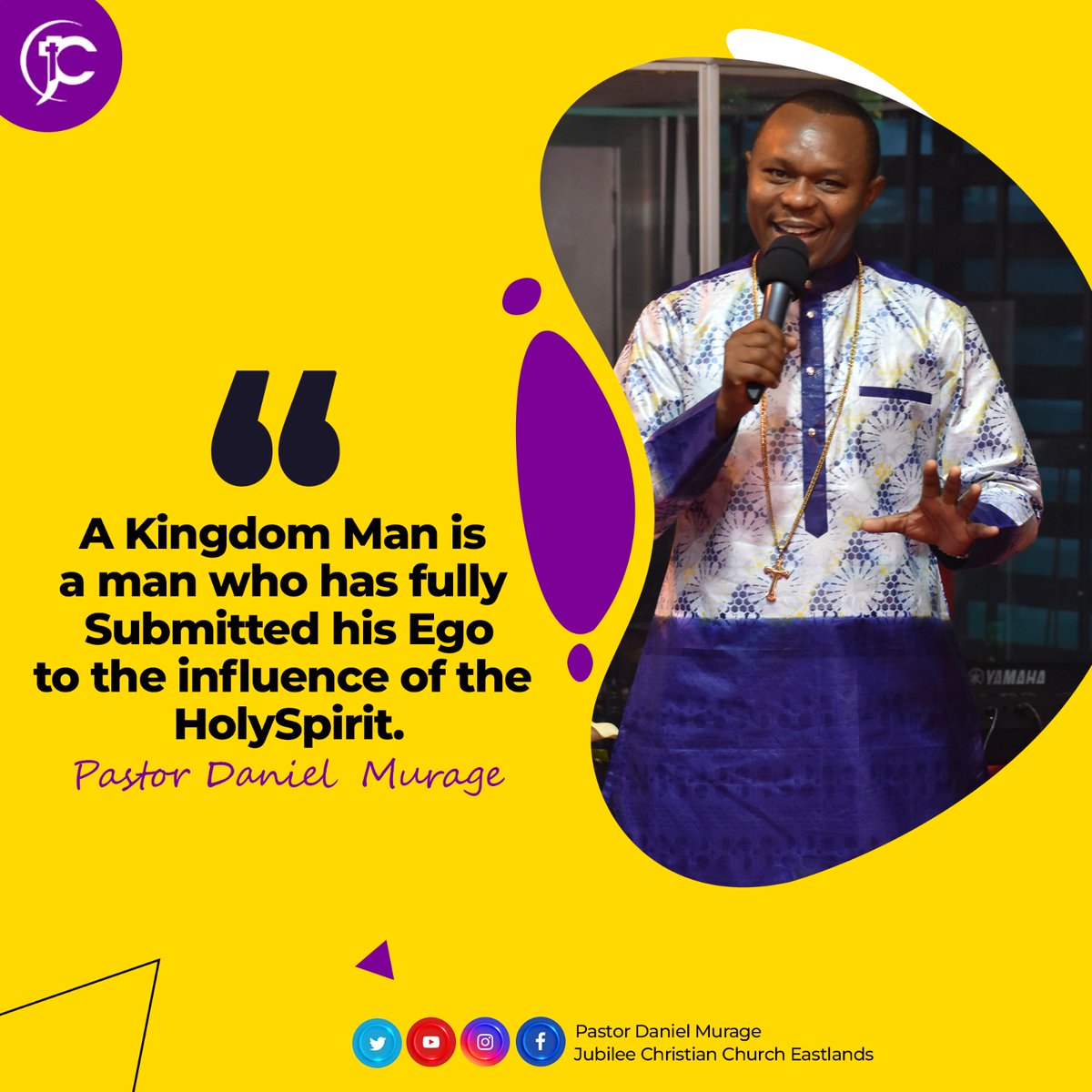 pastordanmurage's tweet photo. Theme: The Kingdom Man
Men In Charge Service in summary.
Watch the full service on the link below;
https://t.co/H5xfiw4yIS
Tune in, comment & share! God bless you.
#TheKingdomMan
#MenInChargeService
#PossessYourPossession
#JCCEChangingLives
1/2
@Jcceast @pastorshalet https://t.co/9bODUc5U79