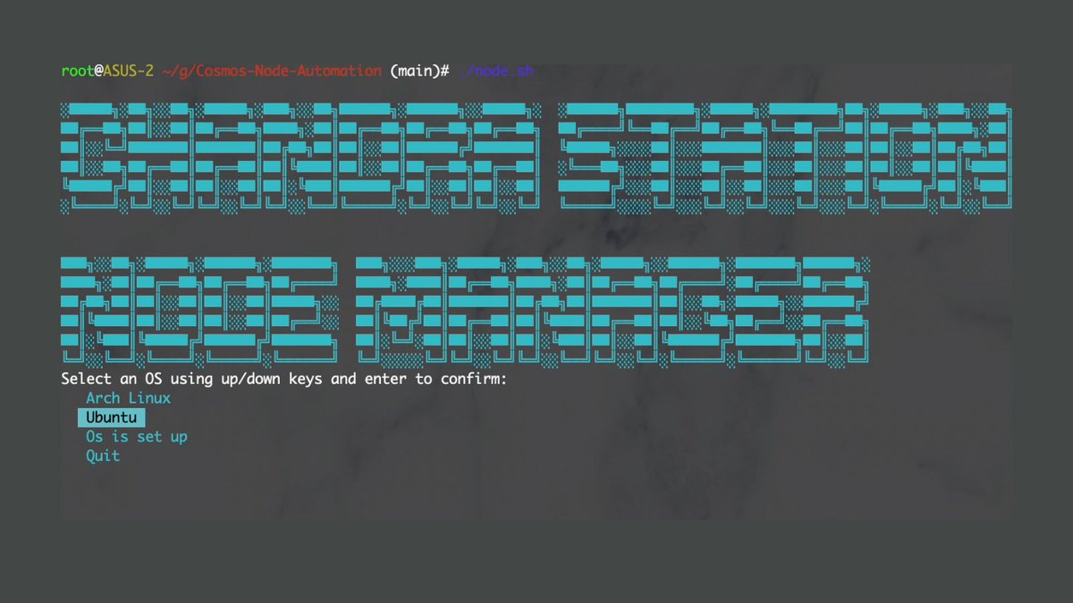 CantoPublic's tweet photo. .@ChandraStation is building Cosmos-Node-Automation, an automated canto node deployment written in bash so anyone can run it with 3 simple clicks. https://t.co/8DLxIPu2Sd