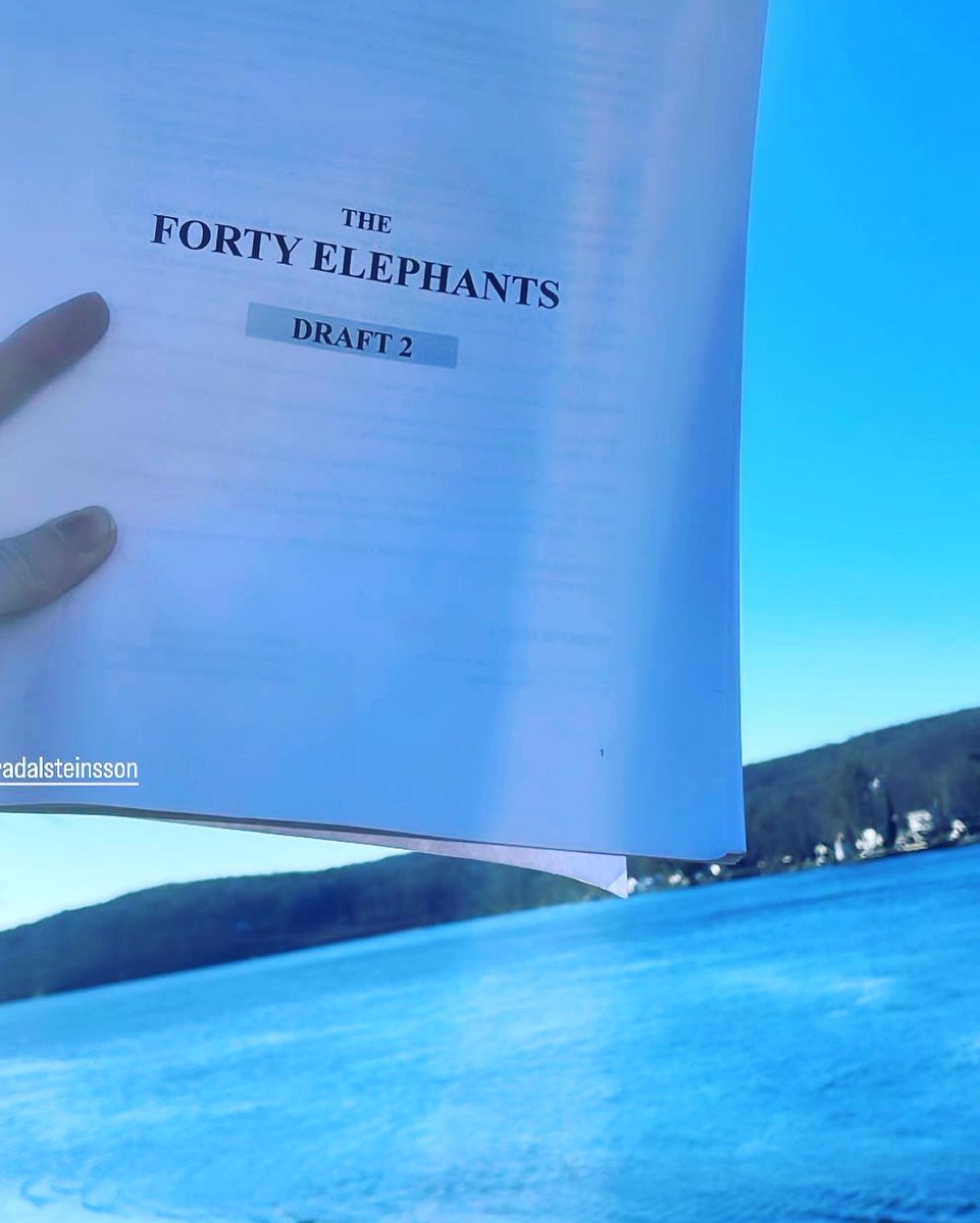 Back from the beautiful <a href="/GoodspeedMusicl/">Goodspeed Musicals</a> writers retreat! 
Lots of work on THE FORTY ELEPHANTS, plus wonderful times with wonderful people.