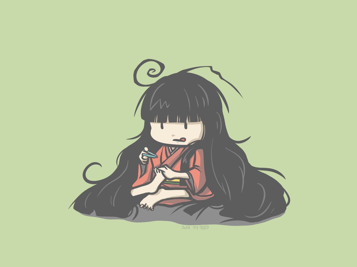 「1月③ 1/7〜10 #先月描いた絵を晒そう #illustration #絵柄」|タロウ@一日一絵のイラスト