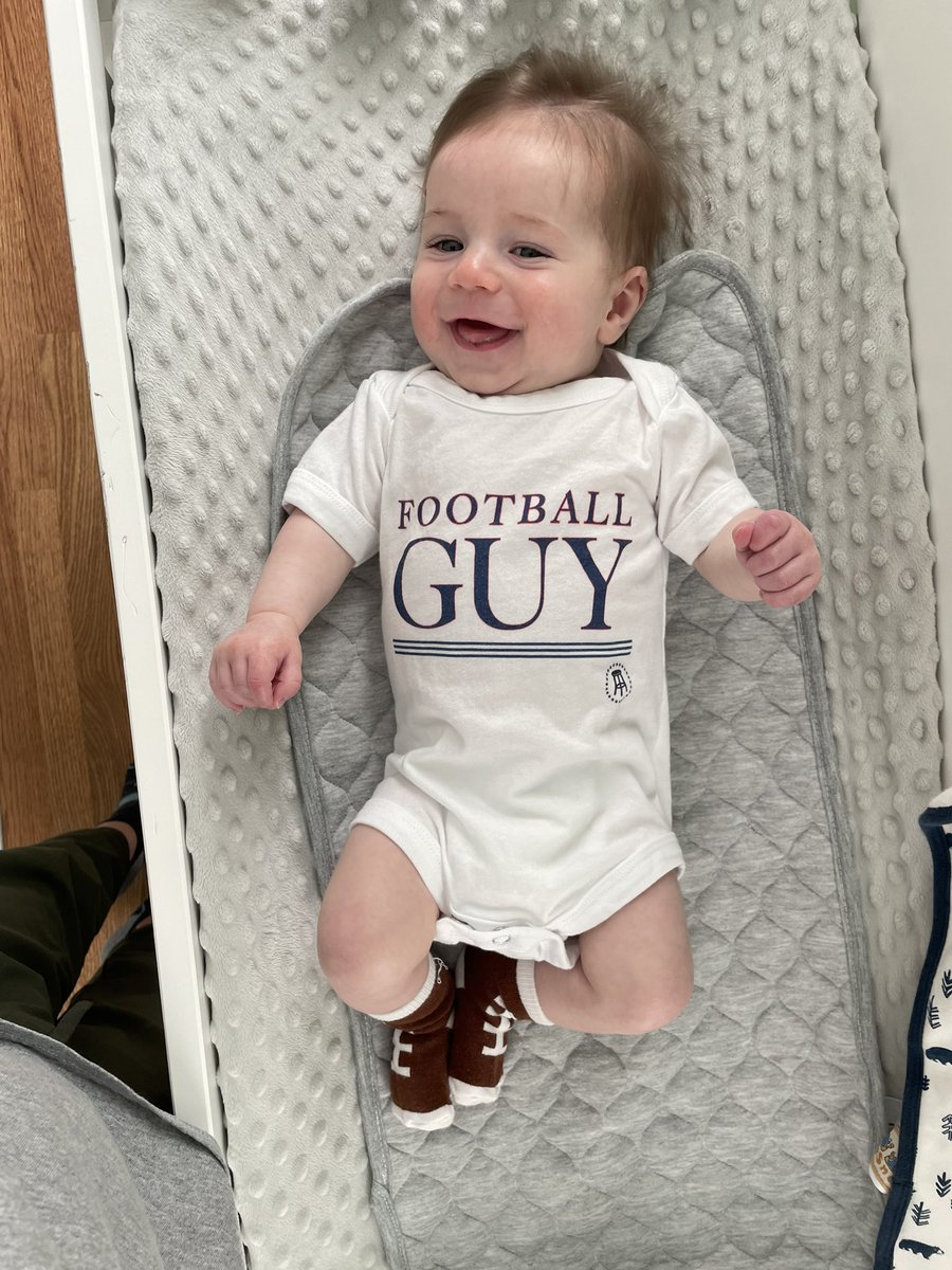 MelissaCecala's tweet photo. Carter is ready for his first Super Bowl!! 
#footballguy #footballguyoftheweek #superbowl @PardonMyTake @BarstoolBigCat @rgritt https://t.co/W2Z0h7DW3n