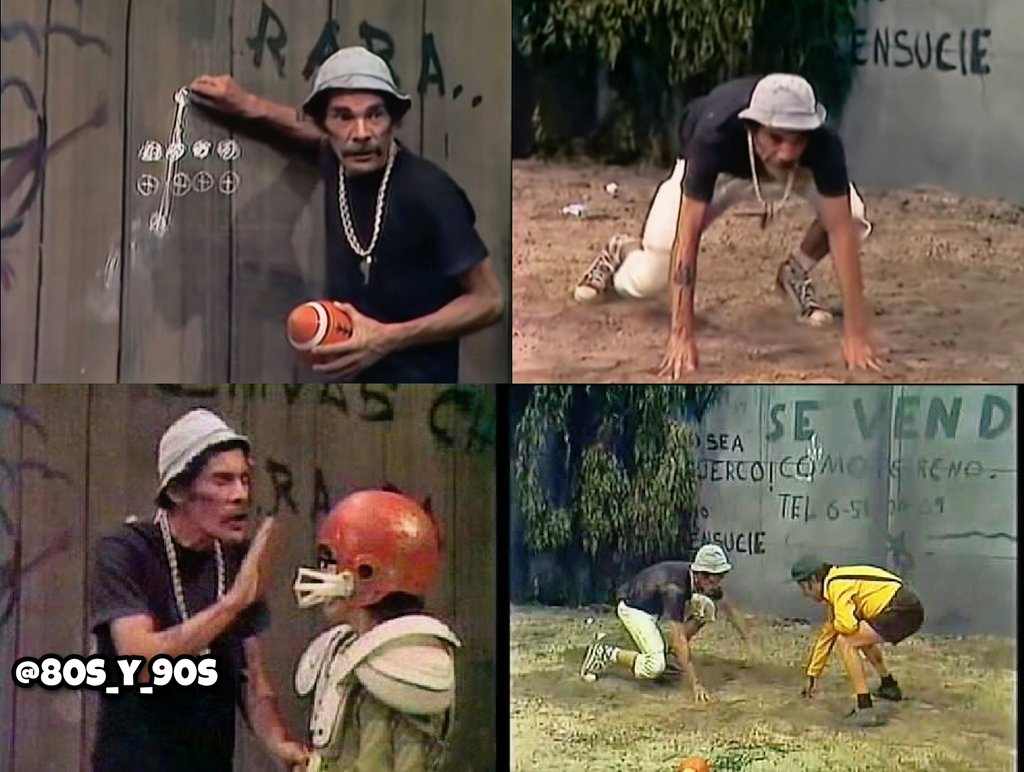 80s_y_90s's tweet photo. Ustedes que van a saber de fútbol americano si no aprendieron de Don Ramón. 🏈 #SuperBowl https://t.co/s9NXFEWhyb