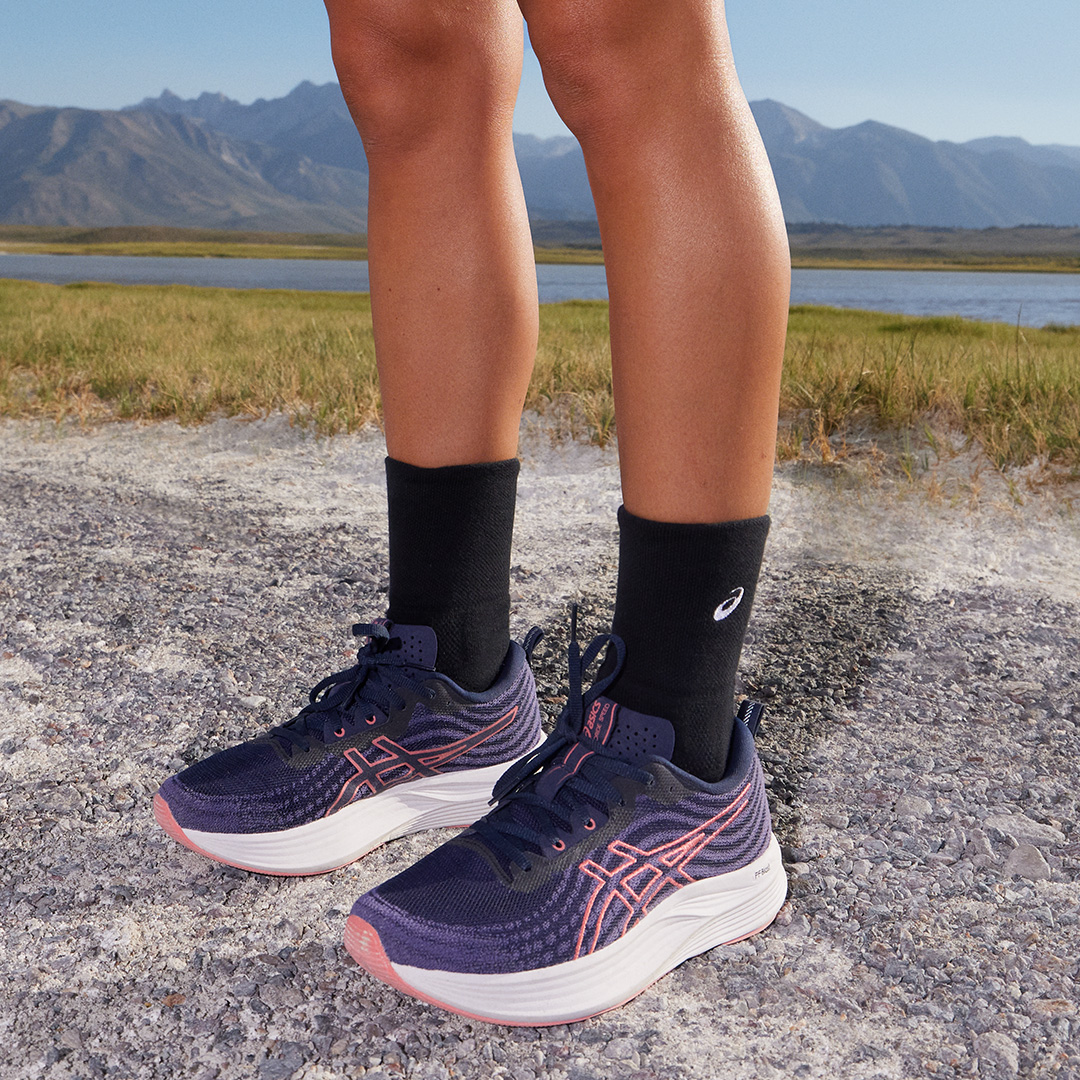 A lighter ride and more energized running experience? The new EVORIDE™ SPEED shoe is ready to go. Shop now: asics.tv/3lxuhtC