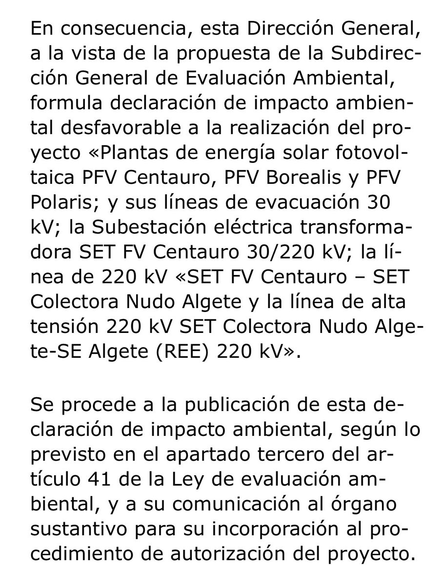 VOX_Cabanillas_'s tweet photo. Desestimados por impacto ambiental los proyectos de las plantas solares Polaris, Borealis y Centauro, que afectaban a #Cabanillas. Gracias a todos los vecinos que apoyaron con su firma los recursos que presentamos. https://t.co/qbCoMIS7rf https://t.co/RYuNhMV6wz