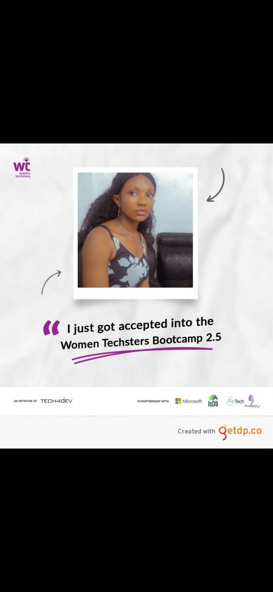 Thrilled to announce that I've been accepted into the women's TechStars Product Management Bootcamp!  Thank you!!!! <a href="/Tech4DevHQ/">Tech4Dev</a> 
#WomenTechstarsbootcamp #WTbootcamp #WomenTechstars #tech4dev