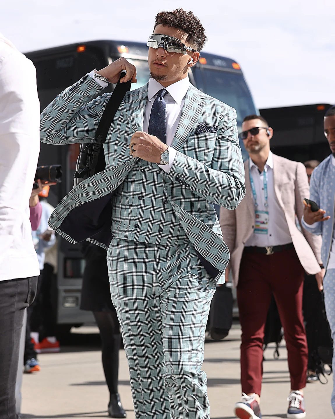 GQ Sports on X: Patrick Mahomes has arrived #chiefs #SuperBowl   / X