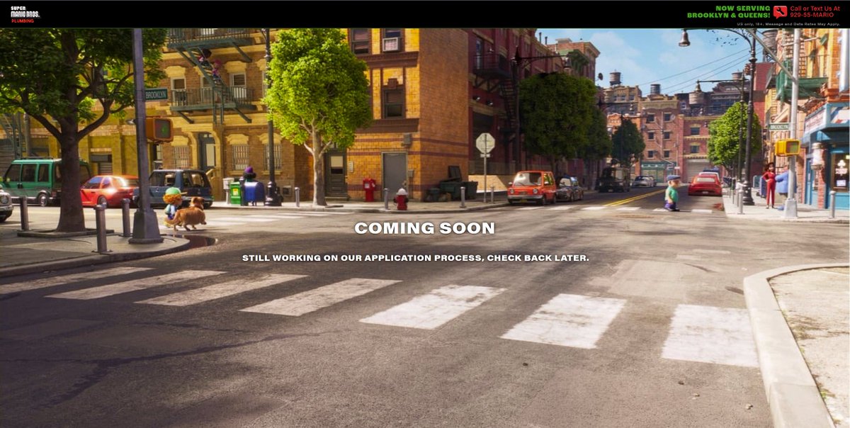Pauline confirmed for the new movie!? (Back right next to the barbershop) I'm so excited! <a href="/supermariomovie/">The Super Mario Galaxy Movie</a>