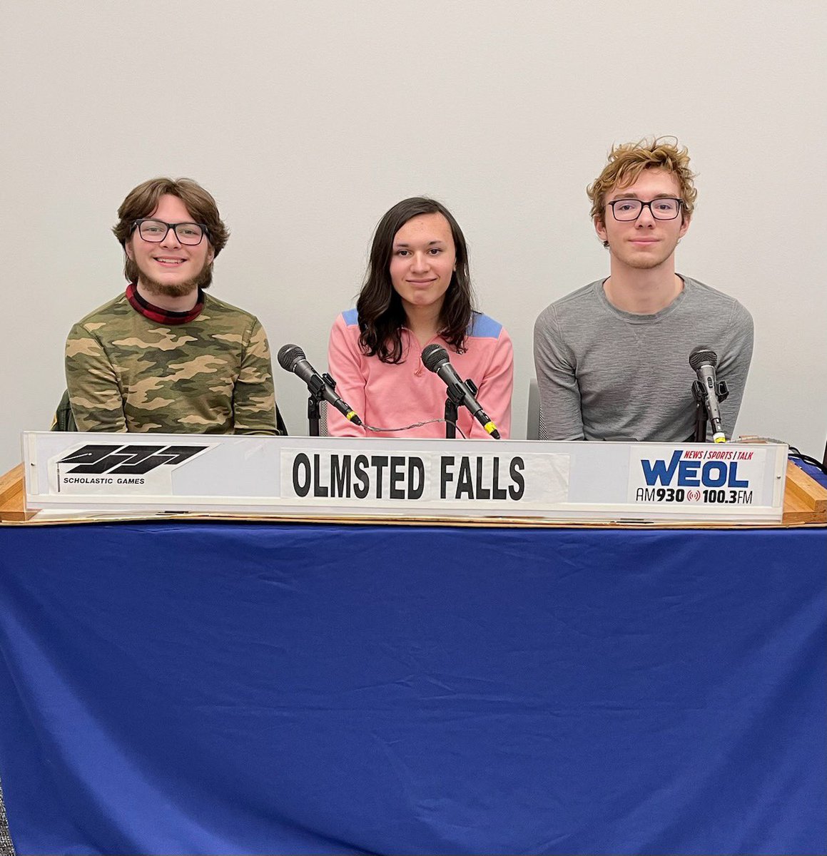OF_academicteam's tweet photo. Wrapped up our buzzer-filled weekend with a return to the Lorain County Scholastic Games Radio Show! Air date to follow! https://t.co/oYEsQJAh86