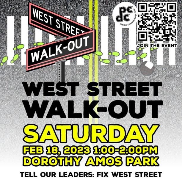 PittsCommDesign's tweet image. Crossing the street should not be deadly. If you’re in Pittsfield next Saturday, come add your voice to say so.
