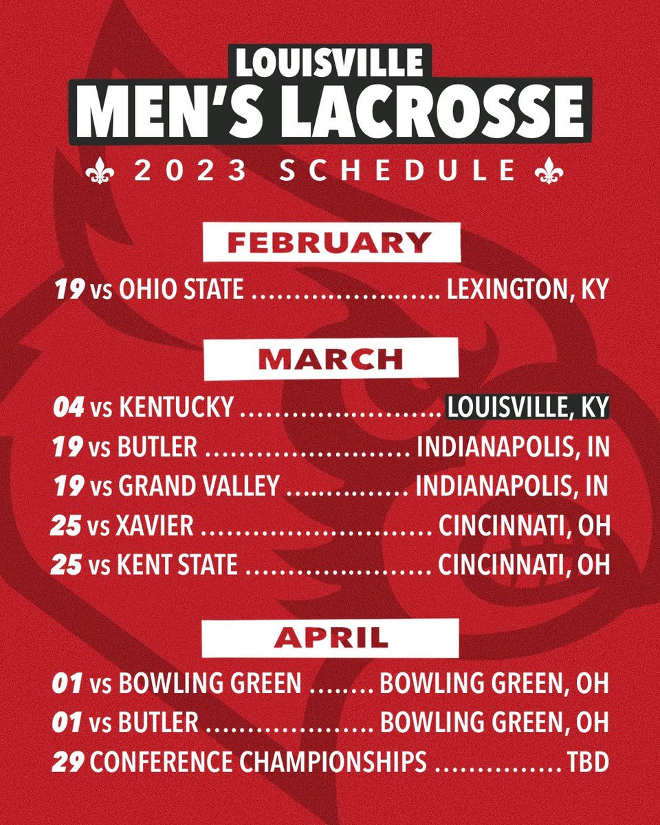 Louisville Men's Lacrosse tweet media