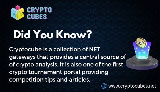 Hey guys..!

Did You Know <a href="/CryptoCubes_p2e/">CryptoCubes</a> is one of the first crypto tournament portal providing competition tips and articles. #ambassadorship