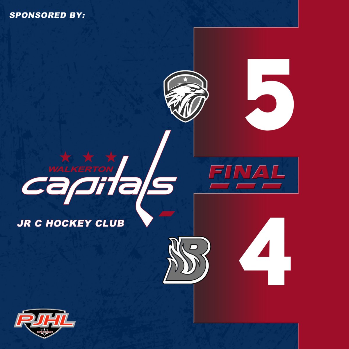 WalkCapsJrC's tweet photo. Caps win against the @HanoverBarons with a very late goal by @Samshakes91 
#Clutch 

NEXT GAME:
Friday, February 17th 7:30pm at home vs the @MFPatriotsPJHL https://t.co/l2dKfN3mvu