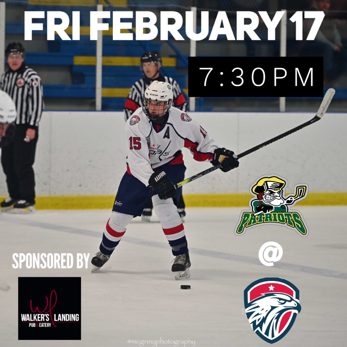 WalkCapsJrC's tweet photo. Caps win against the @HanoverBarons with a very late goal by @Samshakes91 
#Clutch 

NEXT GAME:
Friday, February 17th 7:30pm at home vs the @MFPatriotsPJHL https://t.co/l2dKfN3mvu