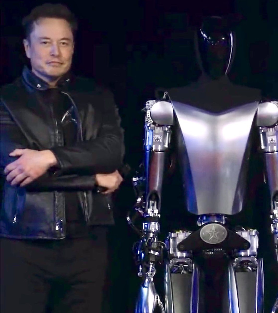 What if <a href="/elonmusk/">Elon Musk</a> is an alien &amp; Optimus bots are the alien invasion? 🤣