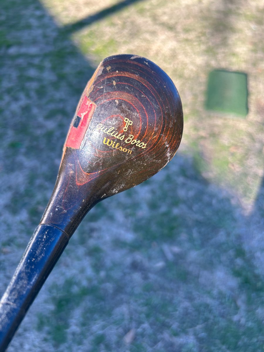 Sometimes when you’re building a golf team from scratch, you get all kinds of donations, including clubs that were out of date 40 years ago. But that doesn’t make them any less fun to try.