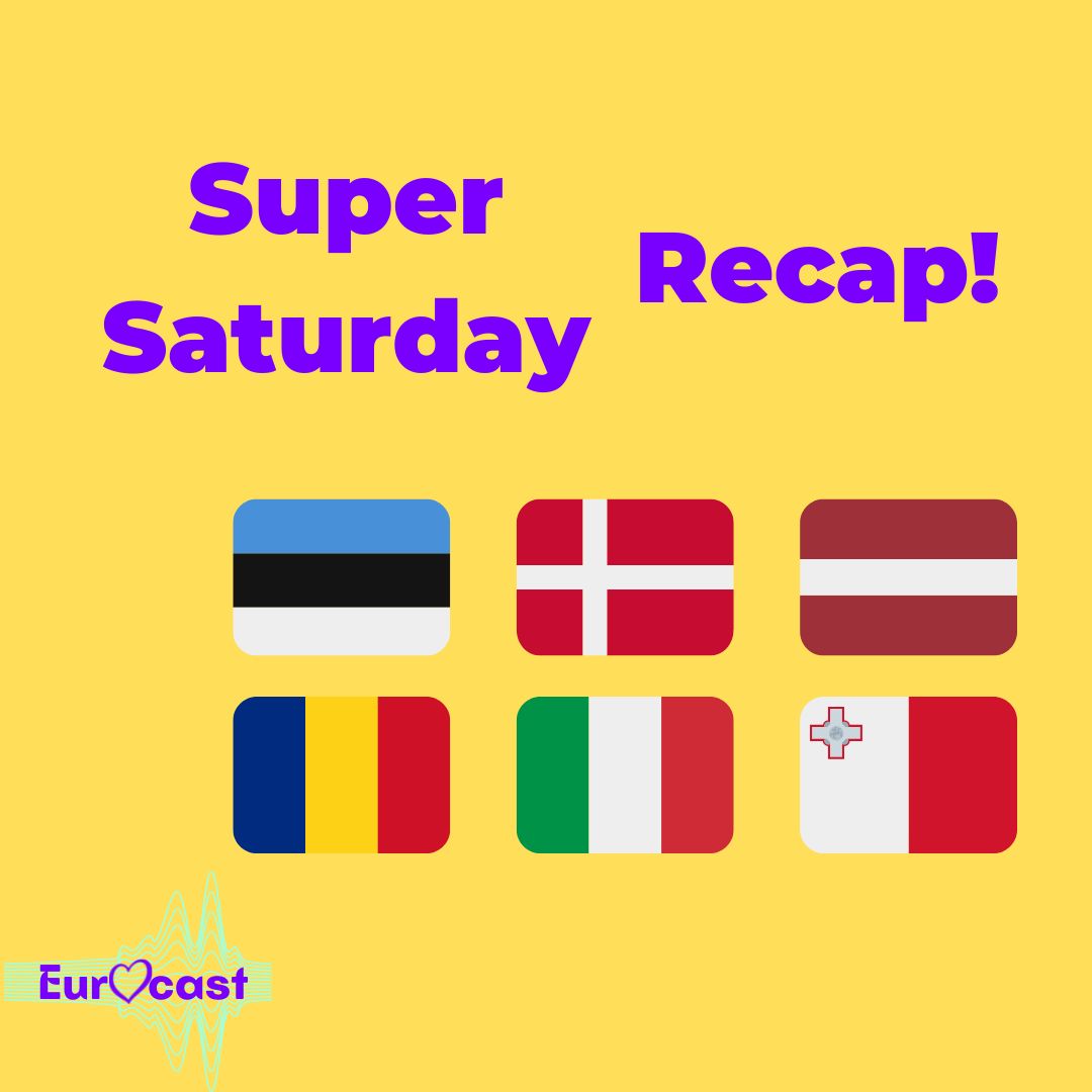 Eurocast__'s tweet photo. Eurocast officially starts TOMORROW on DCUfm!!
Tune in at 1pm on https://t.co/jvLVi7syty for the first episode - where @MatthewwJoyce will review everything that happened on Super Saturday, and chat to @fthkmuni and @darealnd about their time in Eurosong!
#Eurovision #Eurocast https://t.co/3VVrEQgrT5