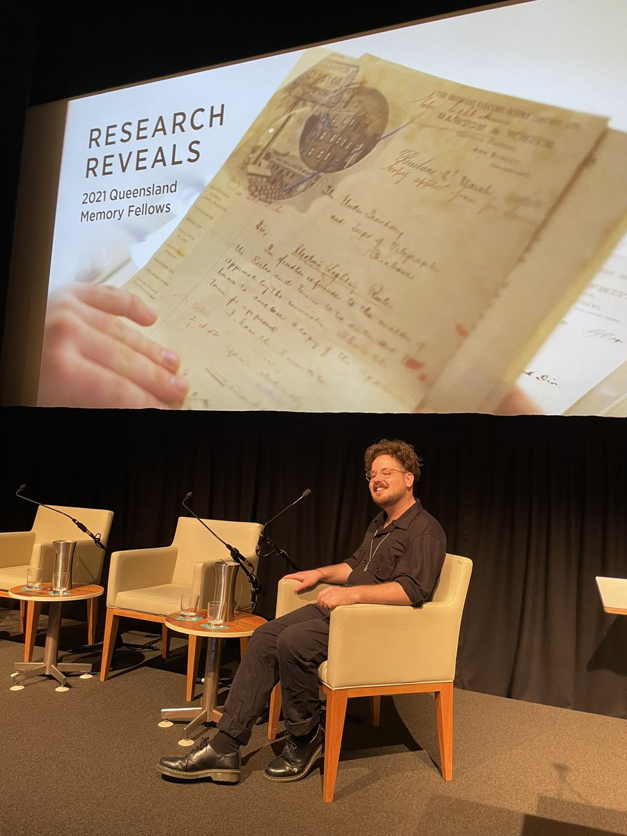 HPReese's tweet photo. So lovely to ~reveal~ some new research in a place I love so much, @slqld on the weekend. Was extra awesome to be able chat about my research to such a warm and supportive group of folks too. Meanjin history folks have something pretty special going on 🥹 https://t.co/ZJq3AcmxOQ
