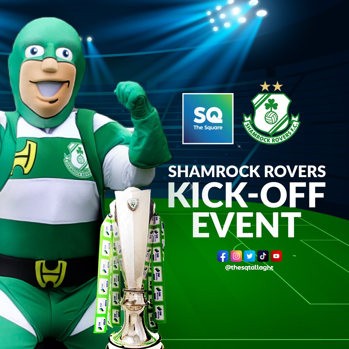 Shamrock Rovers FC (@shamrockrovers) on Twitter photo ๐๐ก๐๐ฆ๐ซ๐จ๐๐ค ๐๐จ๐ฏ๐๐ซ๐ฌ ๐๐ข๐๐ค ๐๐๐ ๐๐ฏ๐๐ง๐ญ โ๏ธ
๐ Level 3, <a href="/TheSqTallaght/">The Square, Tallaght</a>
๐ Thursday 16 February
โ๏ธ 4:30pm - 7:30pm
๐ข Meet First Team Players
๐ข Wowburger & Skechers promotions
๐ข Meet Hooperman
๐ข DJ, Giveaways & Games!
See you then, Hoops ๐ ๐๐ก๐๐ฆ๐ซ๐จ๐๐ค ๐๐จ๐ฏ๐๐ซ๐ฌ ๐๐ข๐๐ค ๐๐๐ ๐๐ฏ๐๐ง๐ญ โ๏ธ
๐ Level 3, <a href="/TheSqTallaght/">The Square, Tallaght</a>
๐ Thursday 16 February
โ๏ธ 4:30pm - 7:30pm
๐ข Meet First Team Players
๐ข Wowburger & Skechers promotions
๐ข Meet Hooperman
๐ข DJ, Giveaways & Games!
See you then, Hoops ๐